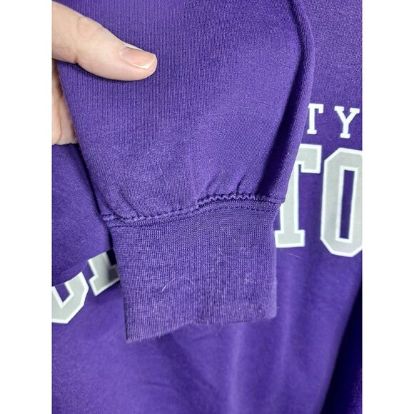 MV Sport Women‎ Purple University of Scranton Fleece Crew Neck Sweatshirt Size M - Picture 5 of 7
